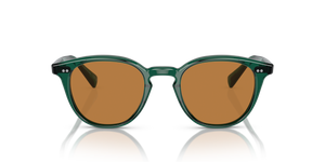 Oliver Peoples Desmon Sun Limited Edition avec une monture Turquoise foncé translucide et des verres Brun - image 2