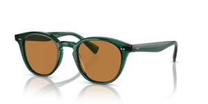 Oliver Peoples Desmon Sun Limited Edition avec une monture Turquoise foncé translucide et des verres Brun - image 1