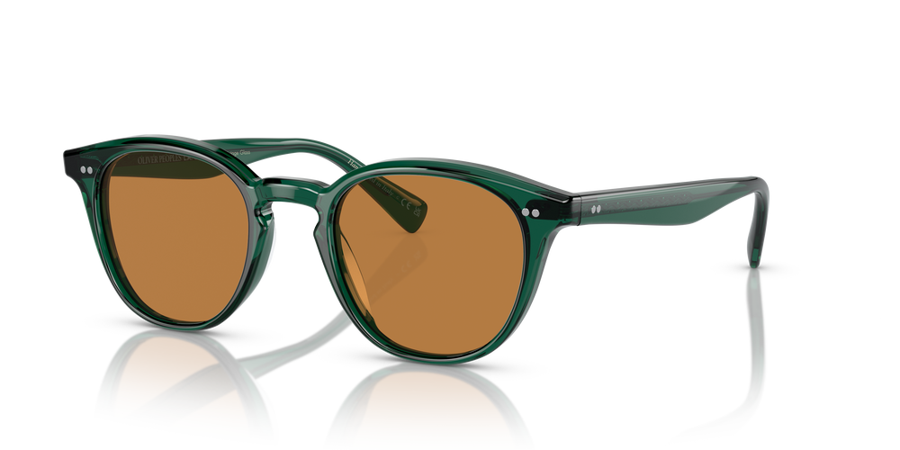 Oliver Peoples Desmon Sun Limited Edition with Translucent Dark Teal frame and Brown lenses - Image 2