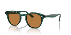 Oliver Peoples Desmon Sun Limited Edition with Translucent Dark Teal frame and Brown lenses - Image 1