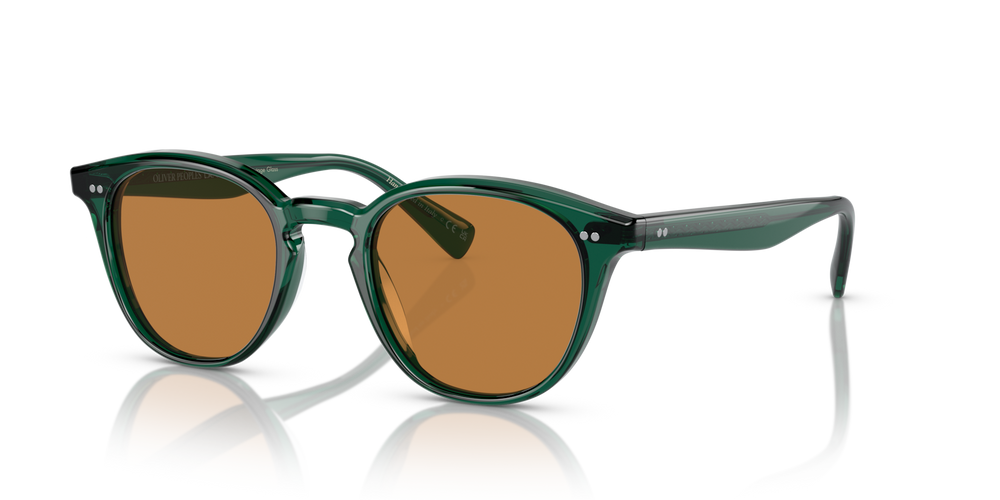 Oliver Peoples Desmon Sun Limited Edition with Translucent Dark Teal frame and Brown lenses - image 2