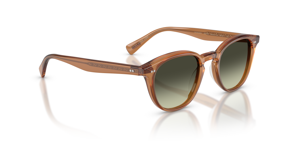 Sie Oliver Peoples Desmon Sun Exclusive mit Semi-Matte Carob Gestell und Grün Gläsern - Bild 3