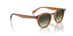 Sie Oliver Peoples Desmon Sun Exclusive mit Semi-Matte Carob Gestell und Grün Gläsern - Bild 3