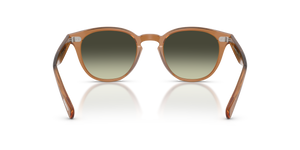 Oliver Peoples Desmon Sun Exclusive with Semi-Matte Carob frame and Green lenses - Image 5