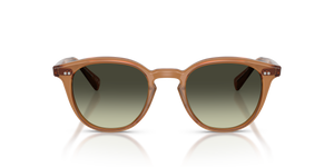 Sie Oliver Peoples Desmon Sun Exclusive mit Semi-Matte Carob Gestell und Grün Gläsern - Bild 2