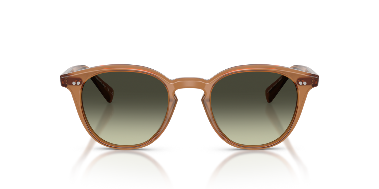 Oliver Peoples Desmon Sun Exclusive con montura Algarroba semimate y lentes Verde - Imagen Lentes