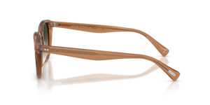 Oliver Peoples Desmon Sun Exclusive with Semi-Matte Carob frame and Green lenses - Image 4