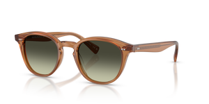 Sie Oliver Peoples Desmon Sun Exclusive mit Semi-Matte Carob Gestell und Grün Gläsern - Bild 1