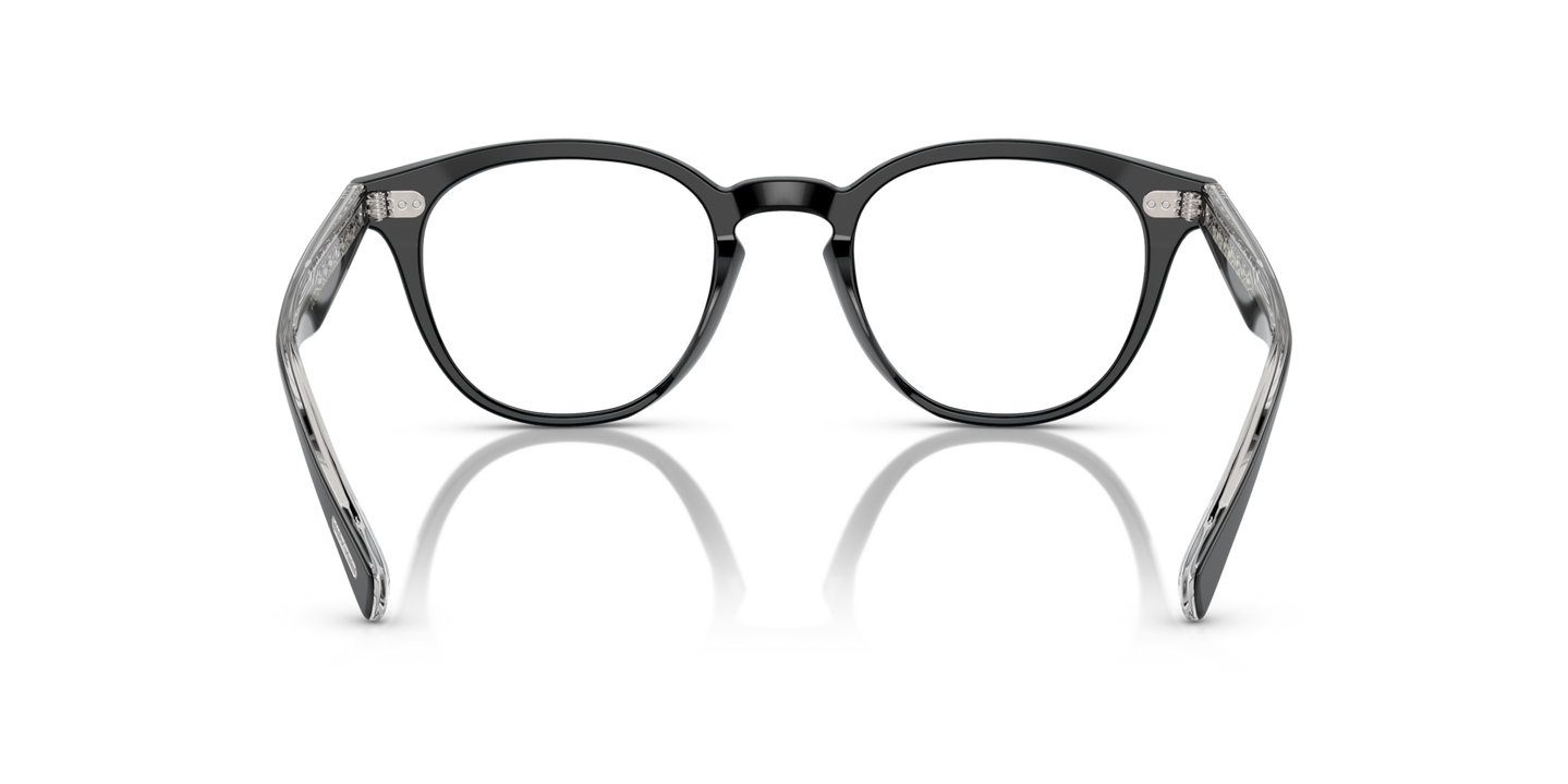 Oliver Peoples Desmon mit Schwarz Gestell - Bild Stegplättchen