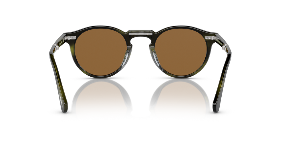 Oliver Peoples Gregory Peck 1962 con montura Corteza esmeralda y lentes Marrón - imagen 6