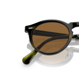 Oliver Peoples Gregory Peck 1962 con montura Corteza esmeralda y lentes Marrón - Variant