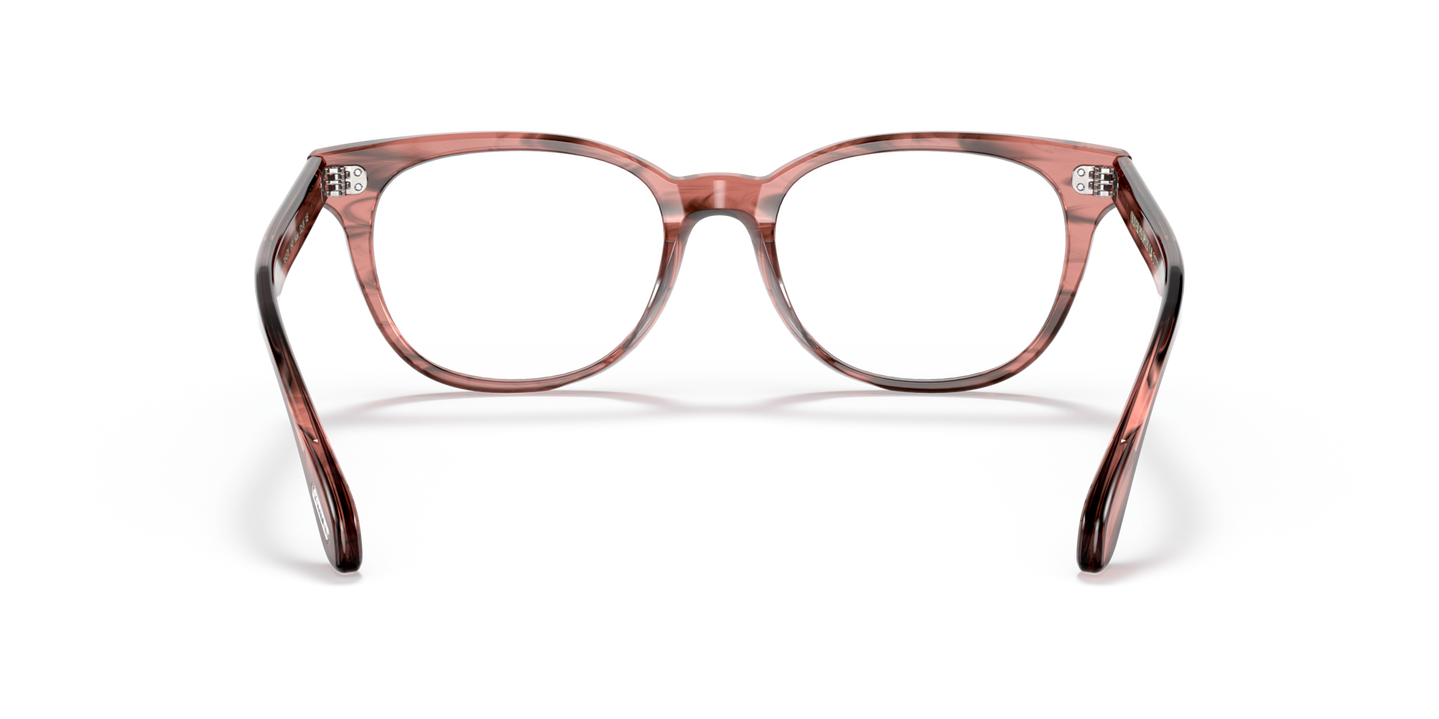 Oliver Peoples Hildie with Merlot Smoke frame - Image Nosepads