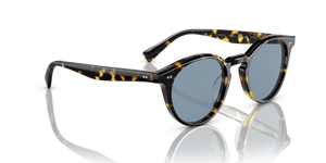 Oliver Peoples Romare Sun avec une monture Vintage DTB et des verres Bleu - L'image 3