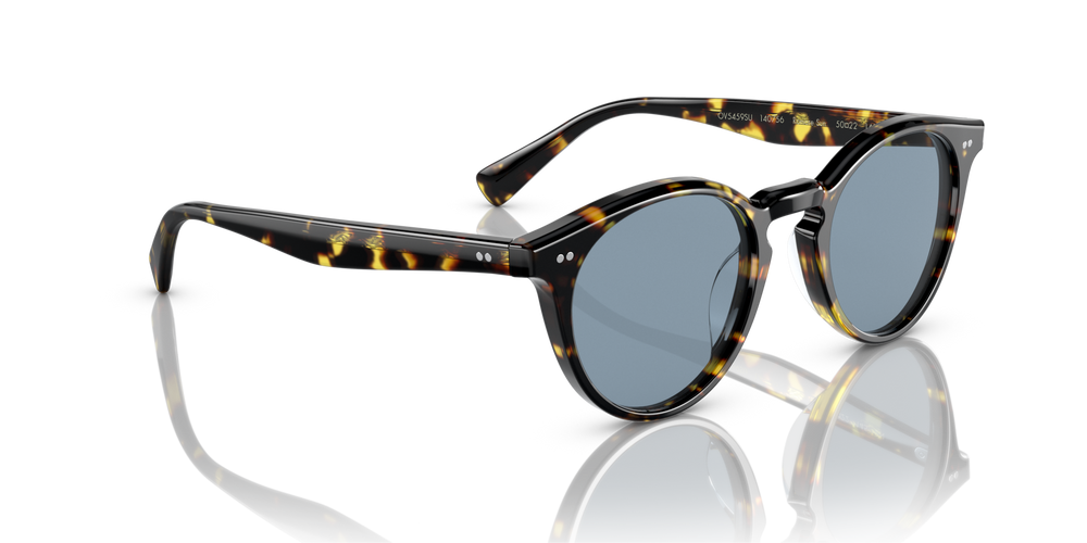 Oliver Peoples Romare Sun with Vintage DTB frame and Blue lenses - image 3