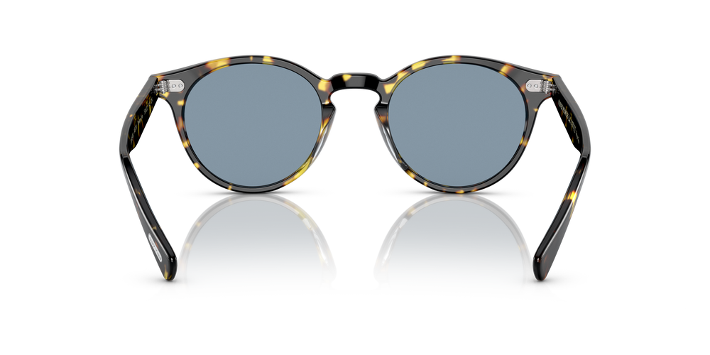 Oliver Peoples Romare Sun avec une monture Vintage DTB et des verres Bleu - L'image 5
