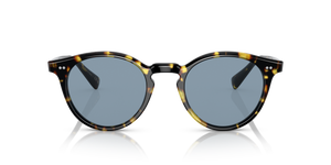 Oliver Peoples Romare Sun avec une monture Vintage DTB et des verres Bleu - L'image 2