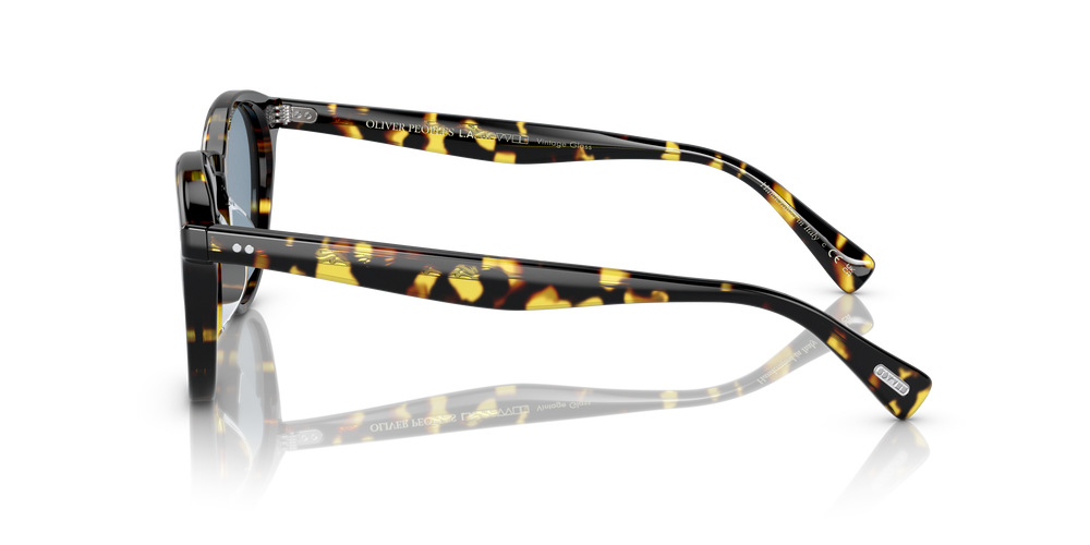 Oliver Peoples Romare Sun avec une monture Vintage DTB et des verres Bleu - L'image 4