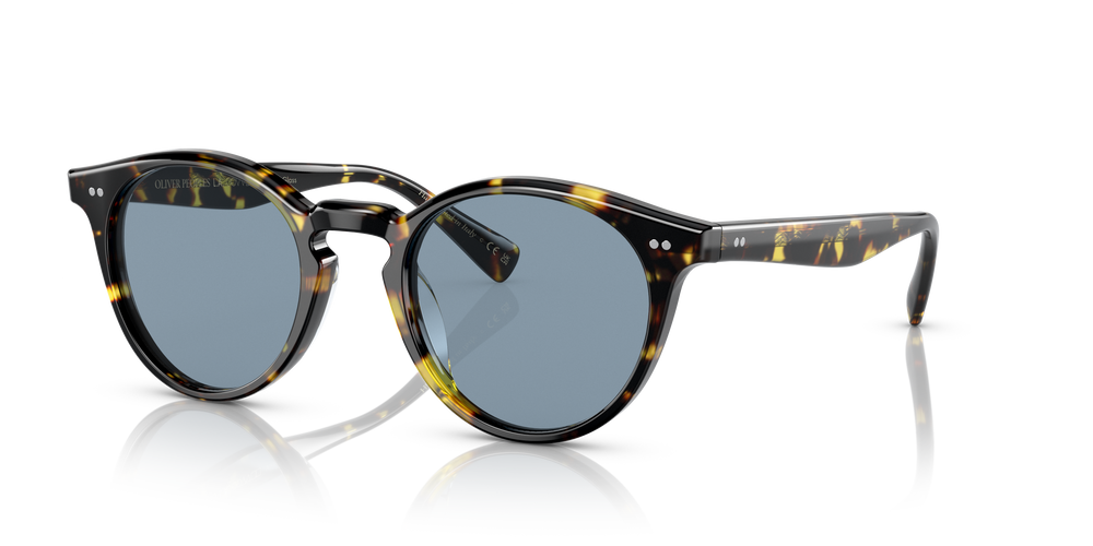 Oliver Peoples Romare Sun avec une monture Vintage DTB et des verres Bleu - L'image 1