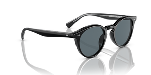Oliver Peoples Romare Sun avec une monture Noir et des verres Bleu - image 3