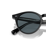 Sie Oliver Peoples Romare Sun mit Schwarz Gestell und Blau Gläsern - Variant