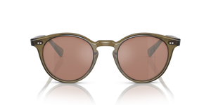 Oliver Peoples Romare Sun with Dusty Olive frame and Orange lenses - image 2