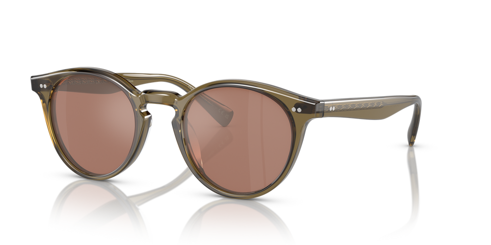 Oliver Peoples Romare Sun with Dusty Olive frame and Orange lenses - image 6