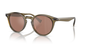 Oliver Peoples Romare Sun with Dusty Olive frame and Orange lenses - image 1