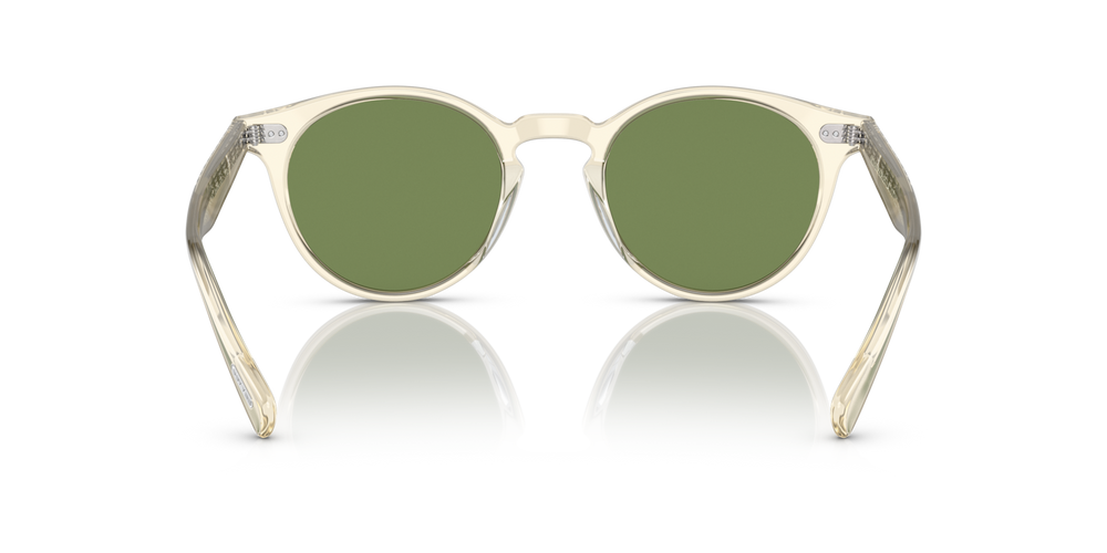 Oliver Peoples Romare Sun with Pale Citrine frame and Green lenses - image 5