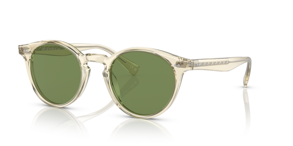 Sie Oliver Peoples Romare Sun mit Pale Citrine Gestell und Grün Gläsern - bild 2