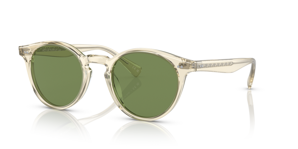 Oliver Peoples Romare Sun con montatura Citrino Chiaro e lenti  Verde - L'immagine 2