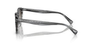 Sie Oliver Peoples Romare Sun mit Grau strukturiert Tortoise Gestell und Grau Gläsern - Das Bild 4