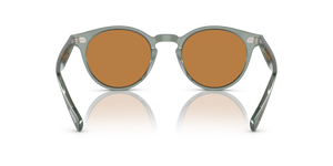 Oliver Peoples Romare Sun avec une monture Acqua et des verres Brun - image 5