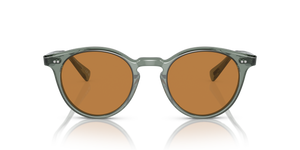 Oliver Peoples Romare Sun avec une monture Acqua et des verres Brun - L'image 2