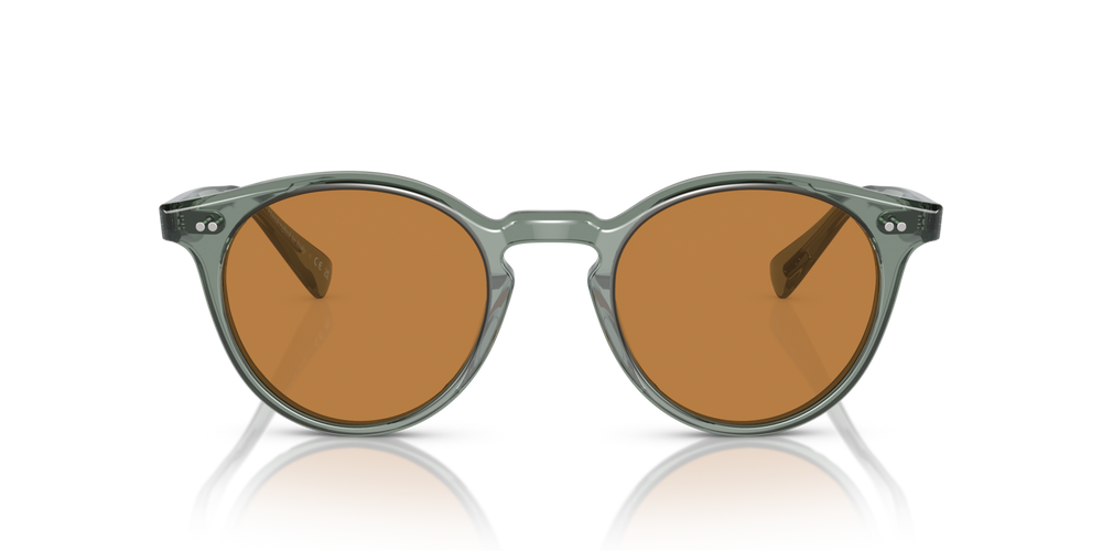Oliver Peoples Romare Sun avec une monture Acqua et des verres Brun - image 2