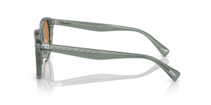 Oliver Peoples Romare Sun avec une monture Acqua et des verres Brun - L'image 4