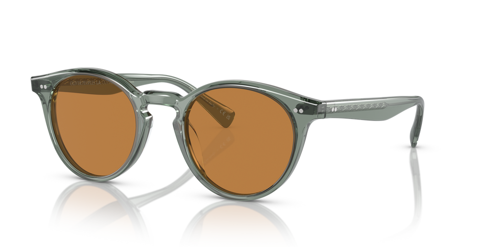 Sie Oliver Peoples Romare Sun mit Acqua Gestell und Braun Gläsern - bild 8