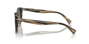 Sie Oliver Peoples Romare Sun mit Olivgrün Rauch Gestell und Grün Gläsern - Das Bild 4