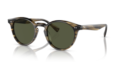 Oliver Peoples Romare Sun with Olive Smoke frame and G-15 lenses