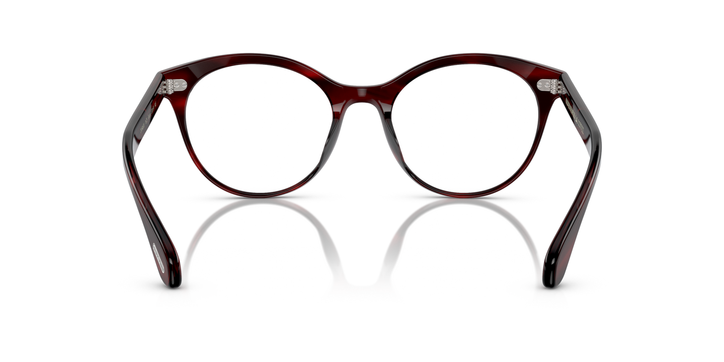 Oliver Peoples Gwinn avec monture Écorce Bordeaux - Image Plaquettes de nez