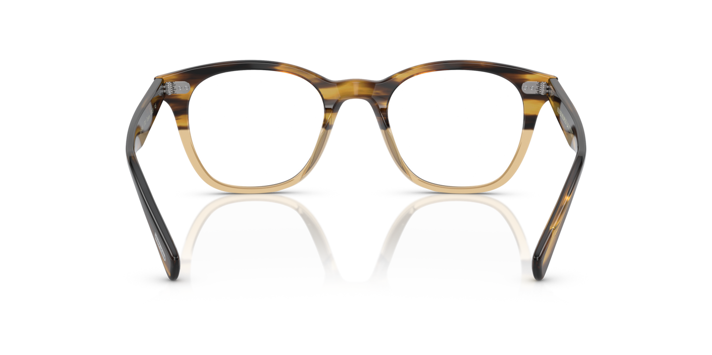 Oliver Peoples Cayson avec monture Dégradé bois de canary - Image Plaquettes de nez