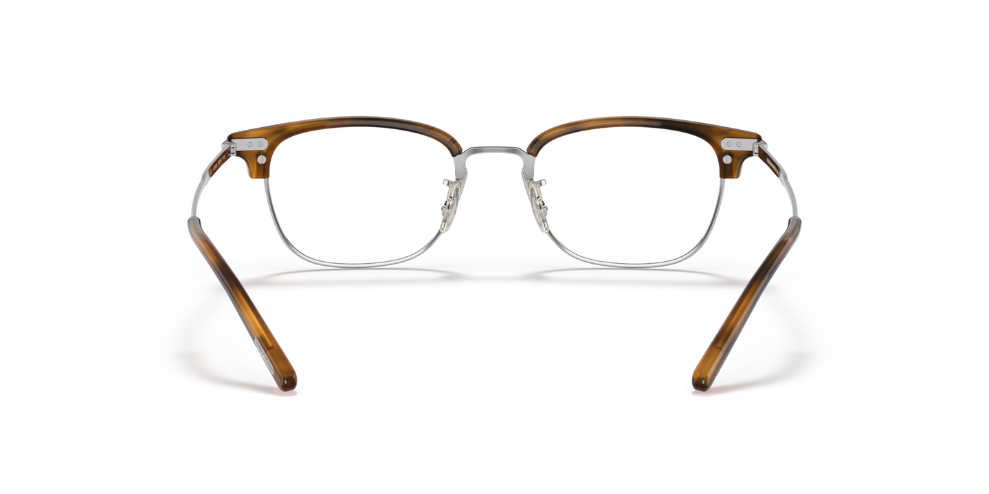 Oliver Peoples Kesten with Brushed Silver/Raintree frame - Image Nosepads