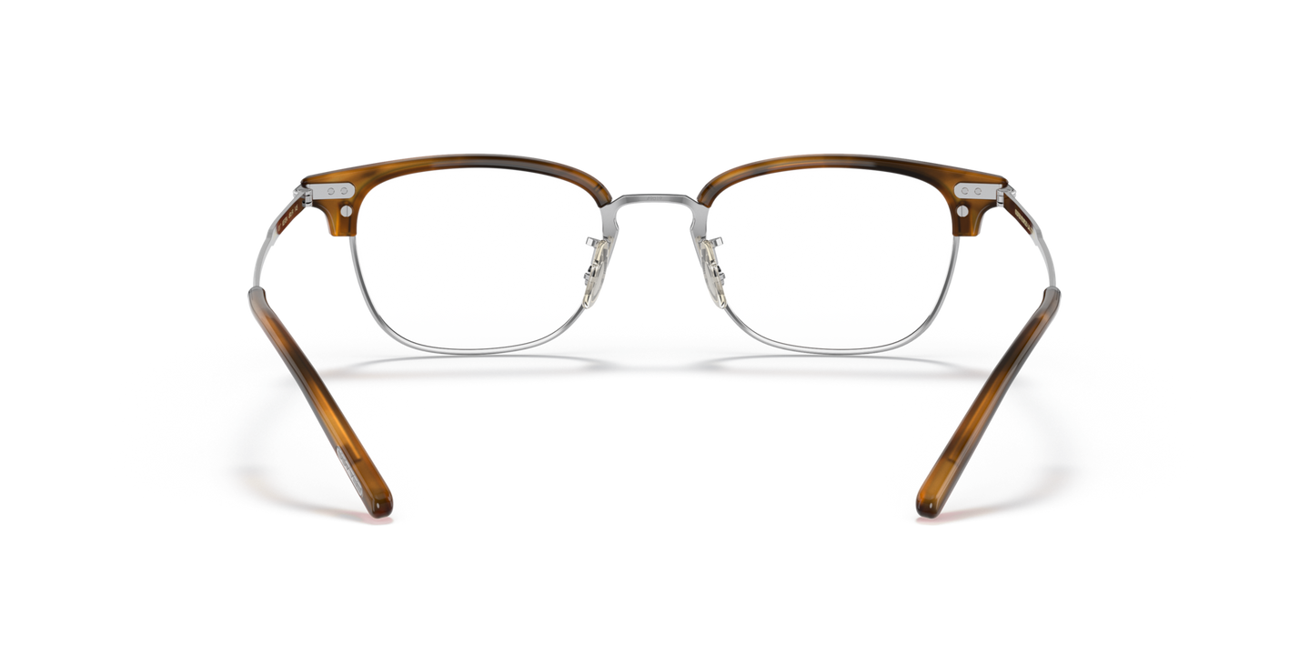 Oliver Peoples Kesten with Brushed Silver/Raintree frame - Image Nosepads