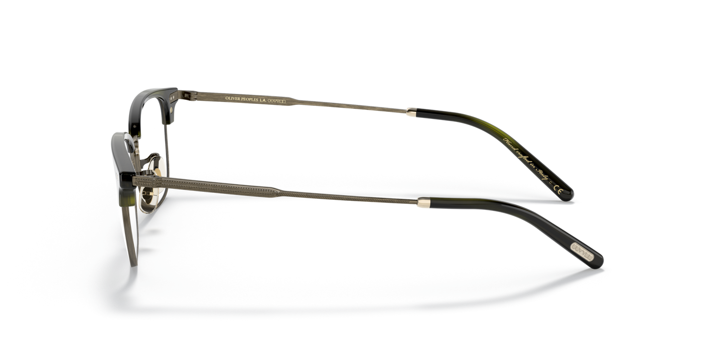 Oliver Peoples Kesten avec monture Or patiné/Écorce Émeraude - Image Filigranes