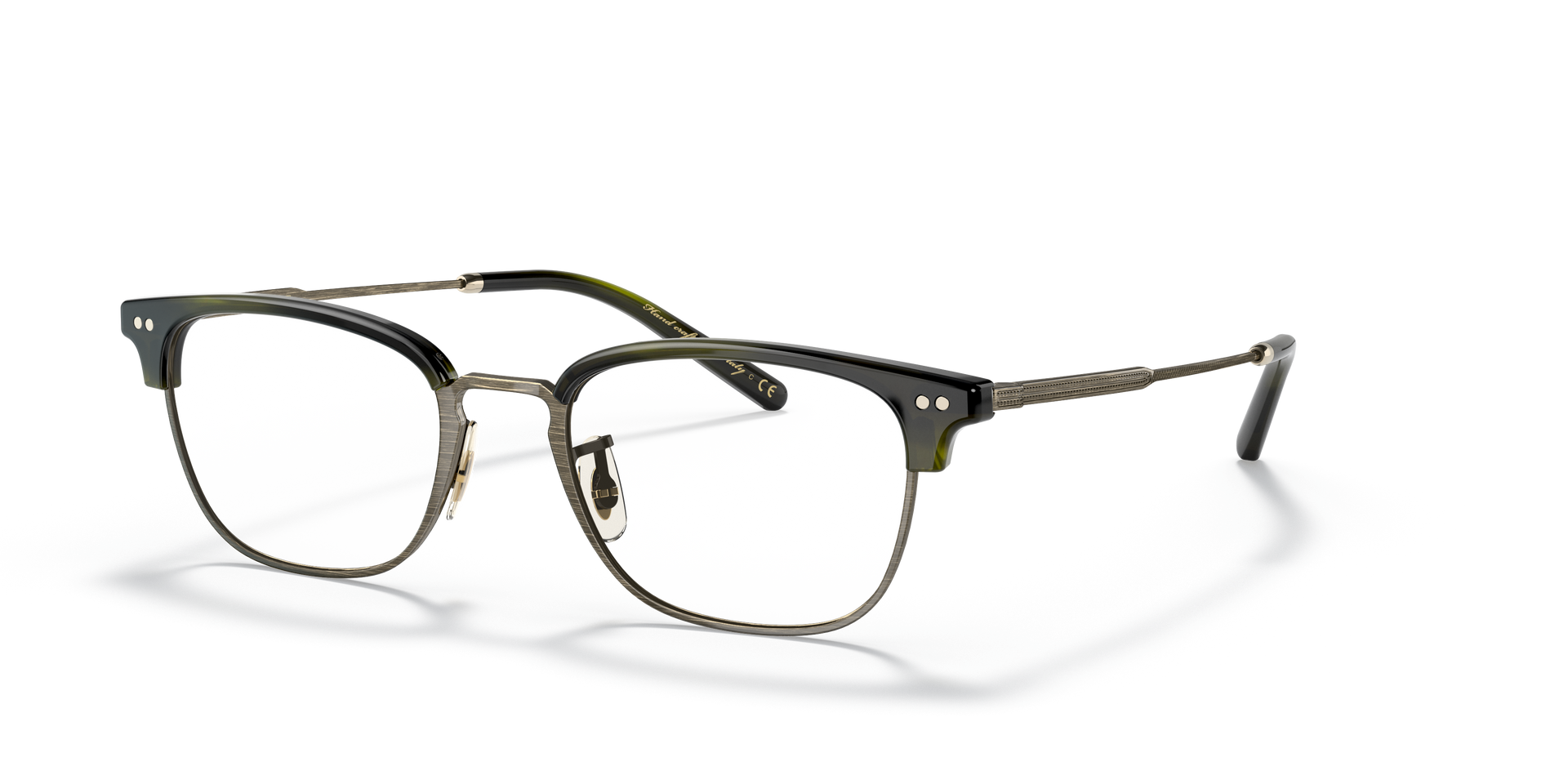 Oliver Peoples Kesten with Antique Gold/Emerald Bark frame