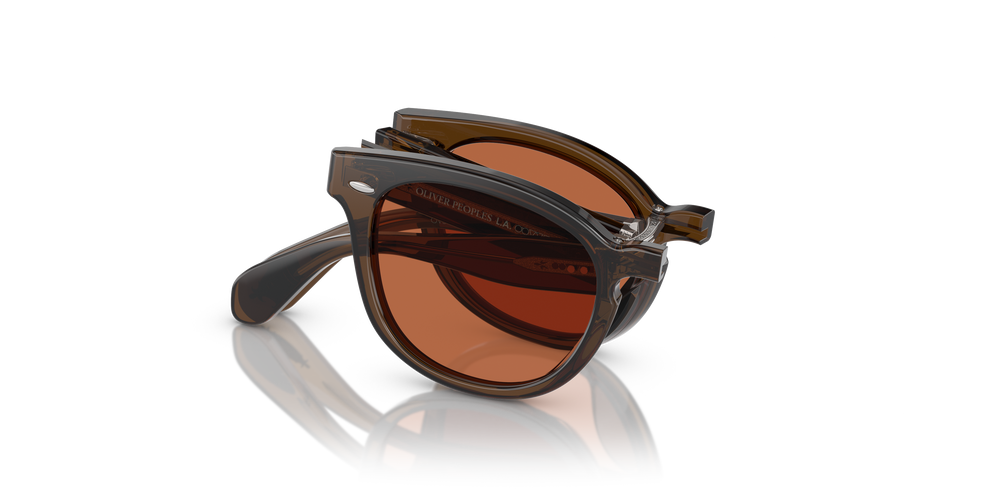 Oliver Peoples Sheldrake 1950 con montatura Verde Militare Scuro e lenti  Arancione - image 1