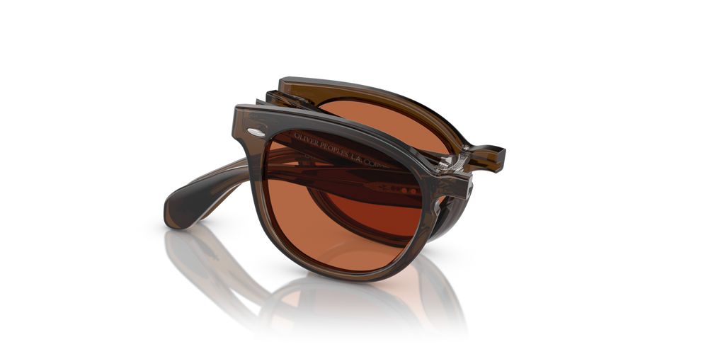 Oliver Peoples Sheldrake 1950 avec une monture Militaire foncé et des verres Orange - image 1