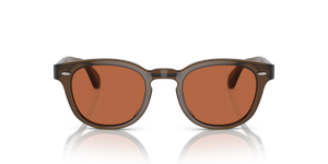 Oliver Peoples Sheldrake 1950 con montatura Verde Militare Scuro e lenti  Arancione - image 3