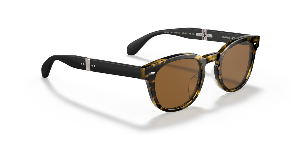 Oliver Peoples Sheldrake 1950 Exclusive with Vintage DTBK/Semi-Matte Black frame and Brown lenses - image 4
