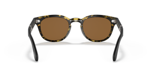 Oliver Peoples Sheldrake 1950 Exclusive with Vintage DTBK/Semi-Matte Black frame and Brown lenses - Image 6