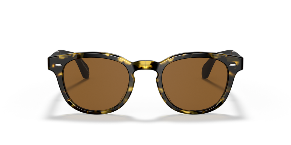 Sie Oliver Peoples Sheldrake 1950 Exclusive mit Vintage DTBK/Semi-Matte Black Gestell und Braun Gläsern - Das Bild 3